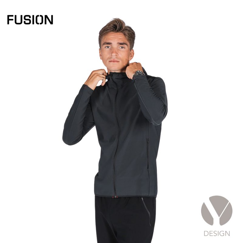 Mens-Recharge-hoodie-graa